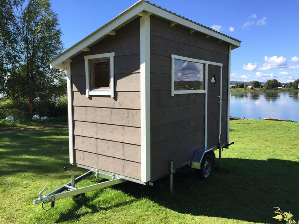 Transportable sauna for 4 persons with dressing room. Tornio, Finland